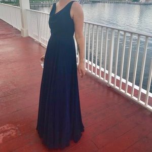 Jenny Yoo Liana + Navy Bridesmaid Dress!